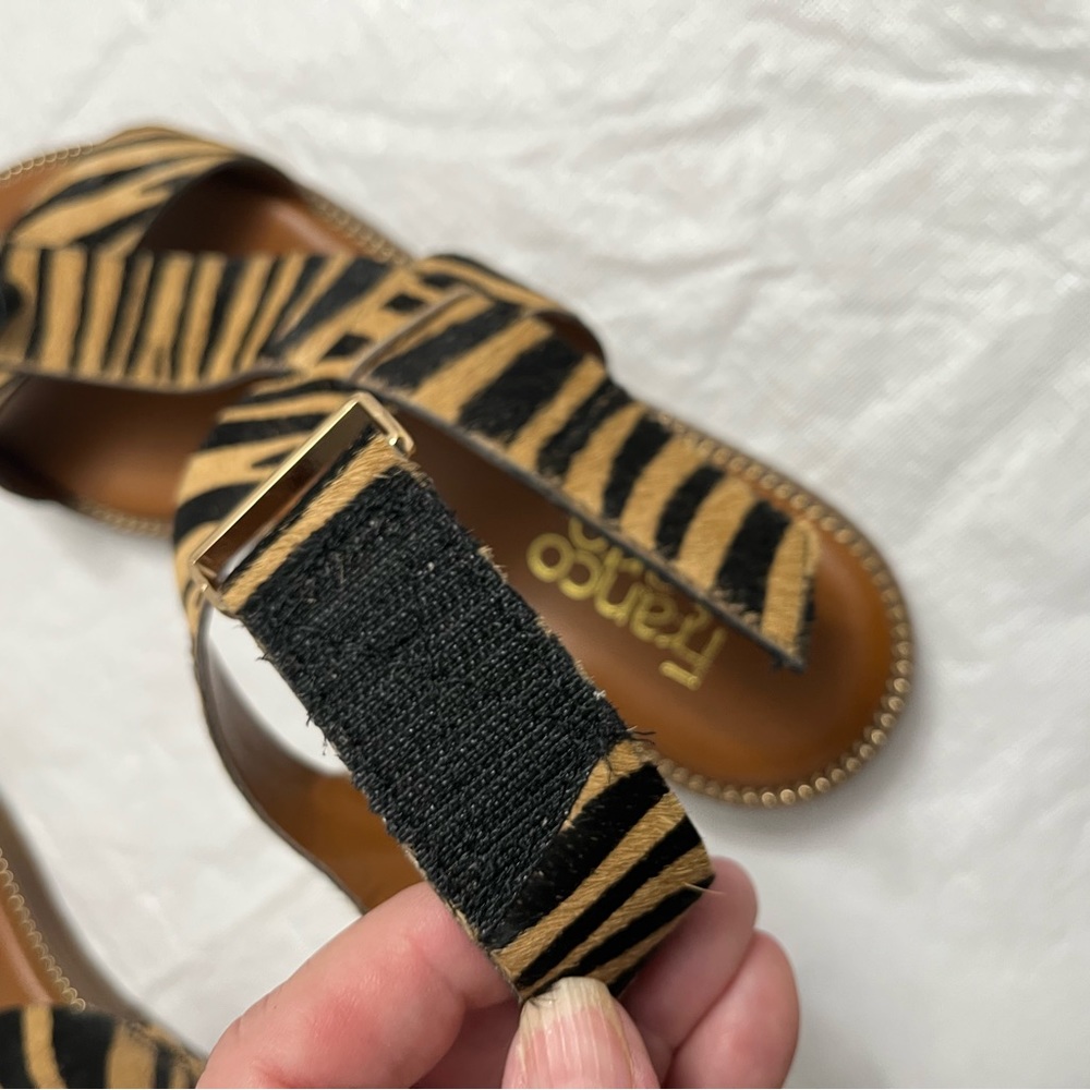 Franco Sarto Glenni safari zebra sandals - Picture 9 of 11